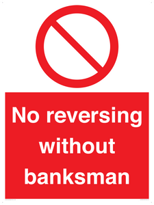 No reversing without banksman